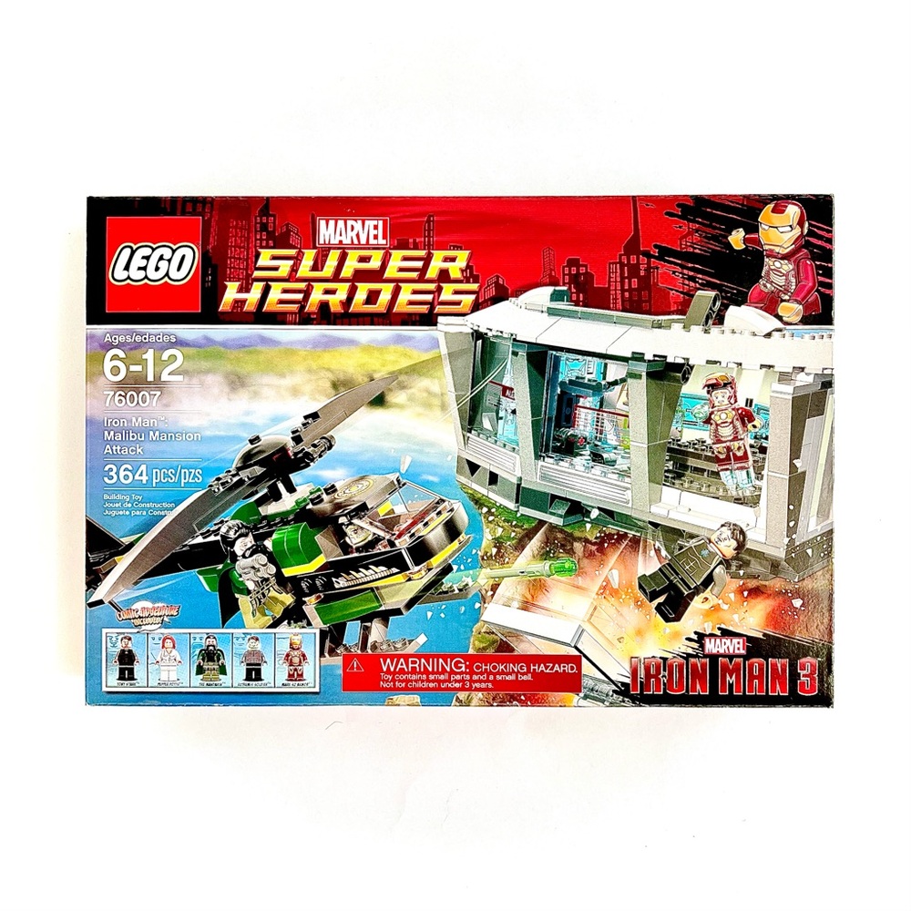 LEGO Marvel Super Heroes Iron Man: Malibu Mansion Attack (76007) - New, Sealed